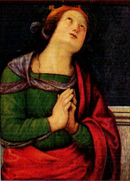 PERUGINO, Pietro Saint Flavia china oil painting image